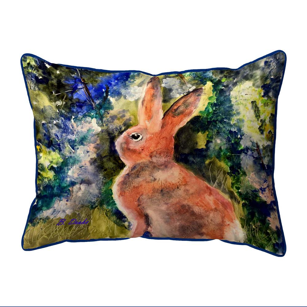 Cottontail Rabbit 11x14 Small Indoor/Outdoor Pillow. Picture 1