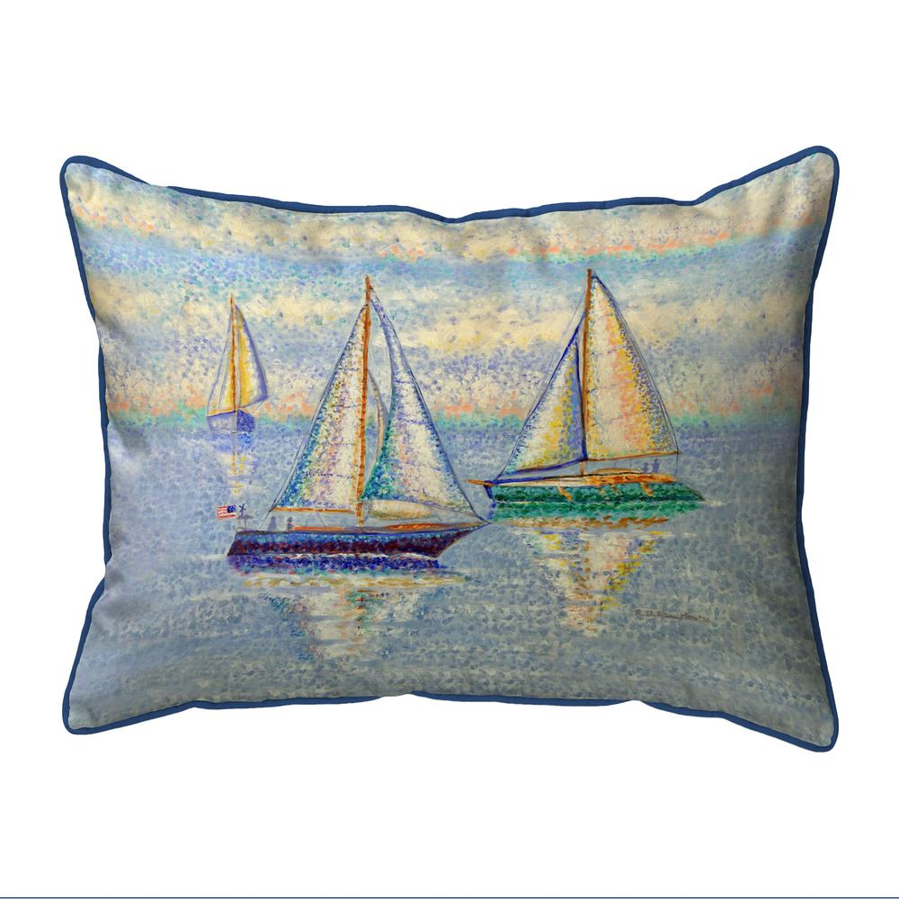 Sailing By Small Indoor/Outdoor Pillow 11x14. The main picture.