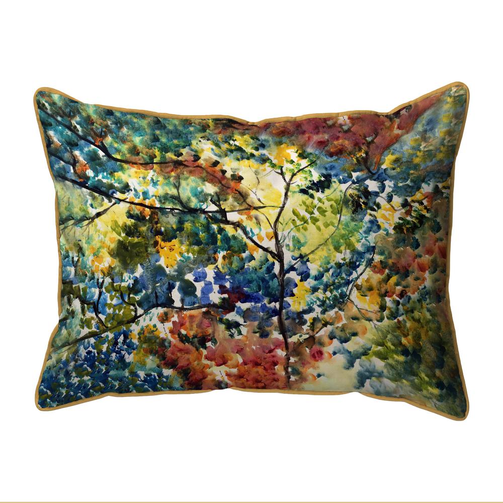 Fall Leaves Small Indoor/Outdoor Pillow 11x14. Picture 1