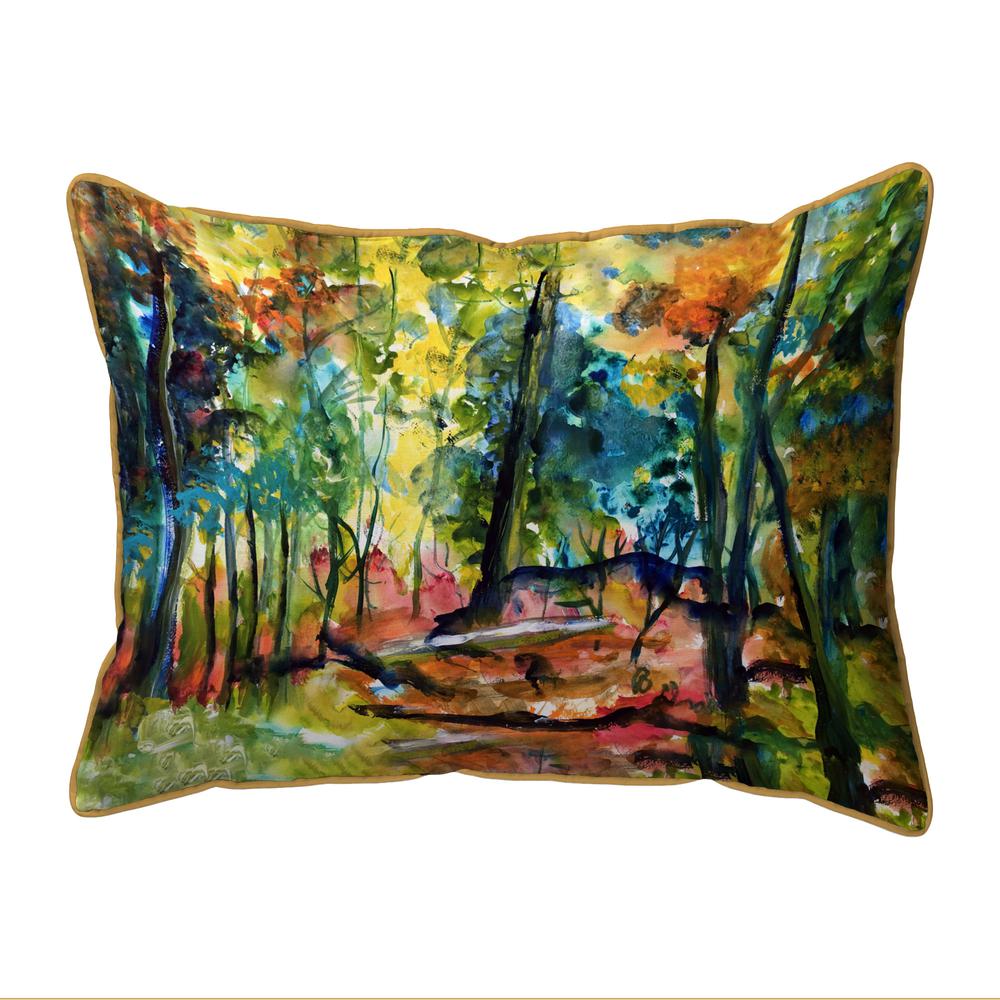 Fall Forest Small Indoor/Outdoor Pillow 11x14. Picture 1
