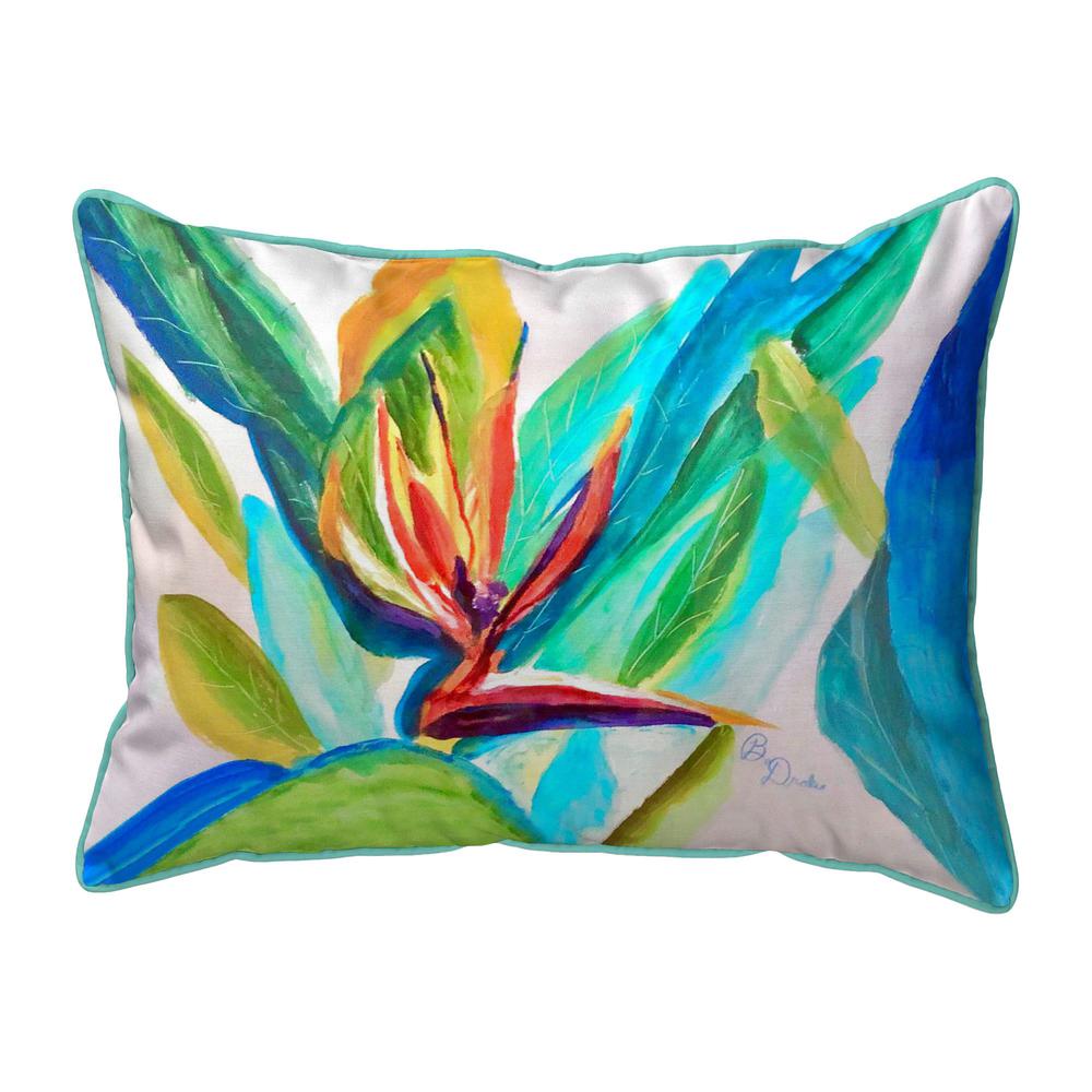 Bird of Paradise Small Indoor/Outdoor Pillow 11x14. Picture 1