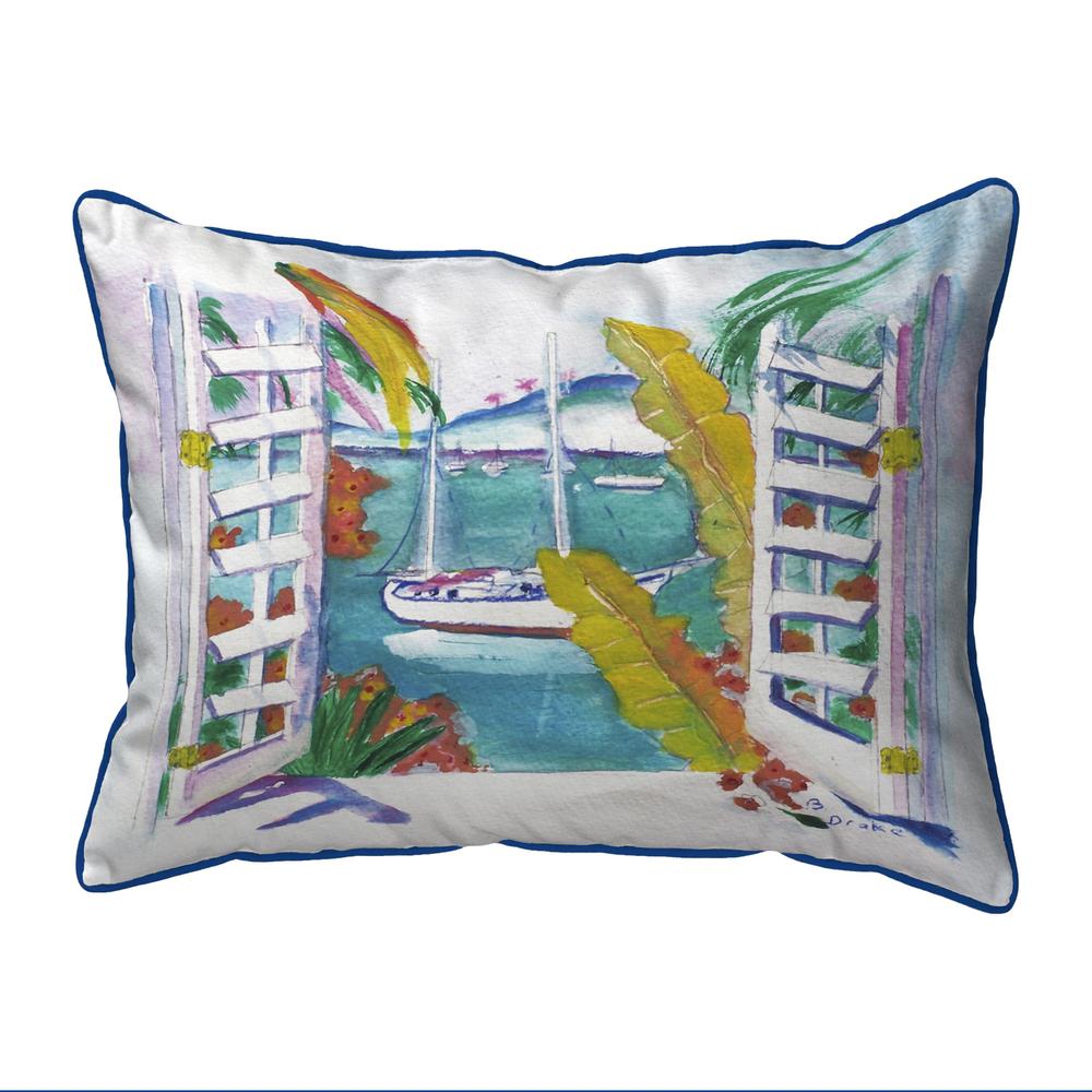 Bay View Small Indoor/Outdoor Pillow 11x14. Picture 1