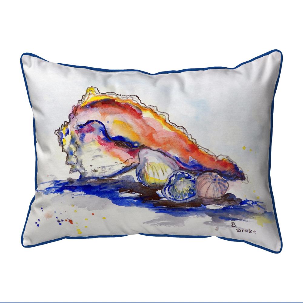 Betsy's Conch Small Indoor/Outdoor Pillow 11x14. Picture 1
