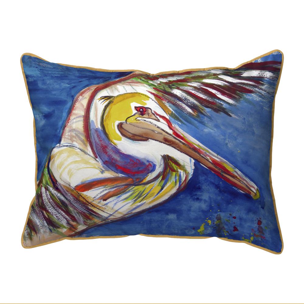 Pelican Wing Small Indoor/Outdoor Pillow 11x14. Picture 1