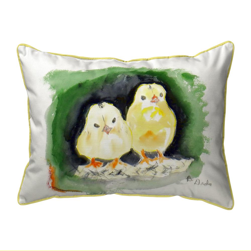 Chicks Small Indoor/Outdoor Pillow 11x14. Picture 1