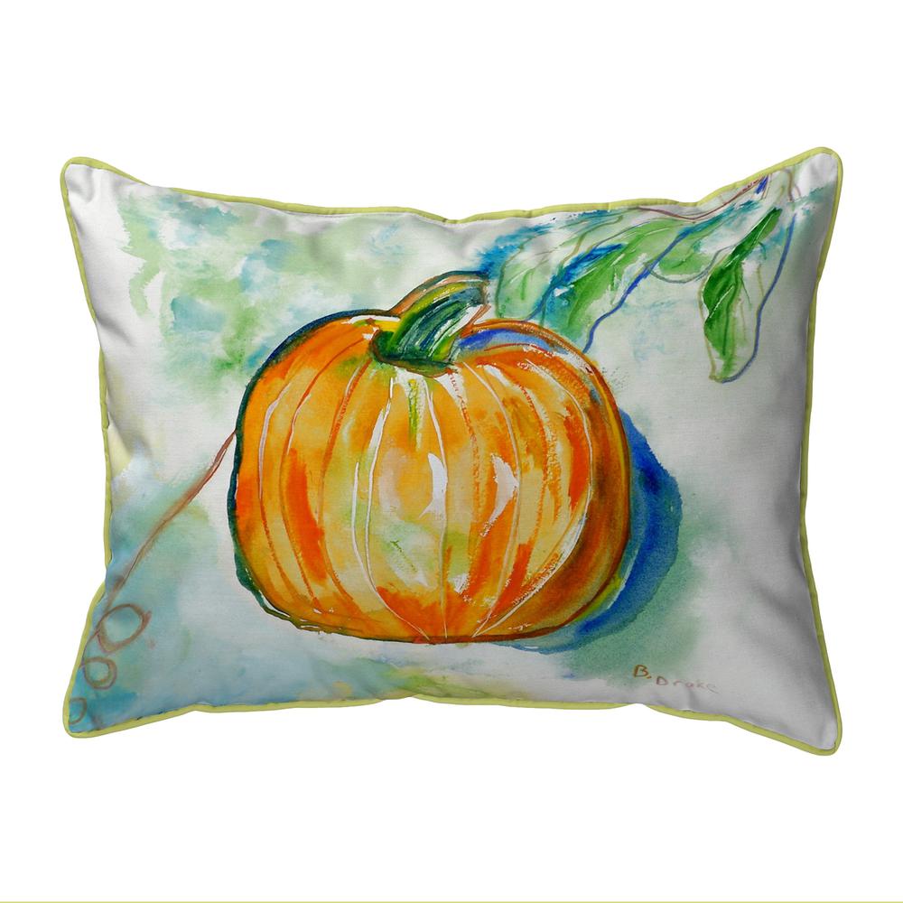 Pumpkin Small Indoor/Outdoor Pillow 11x14. Picture 1