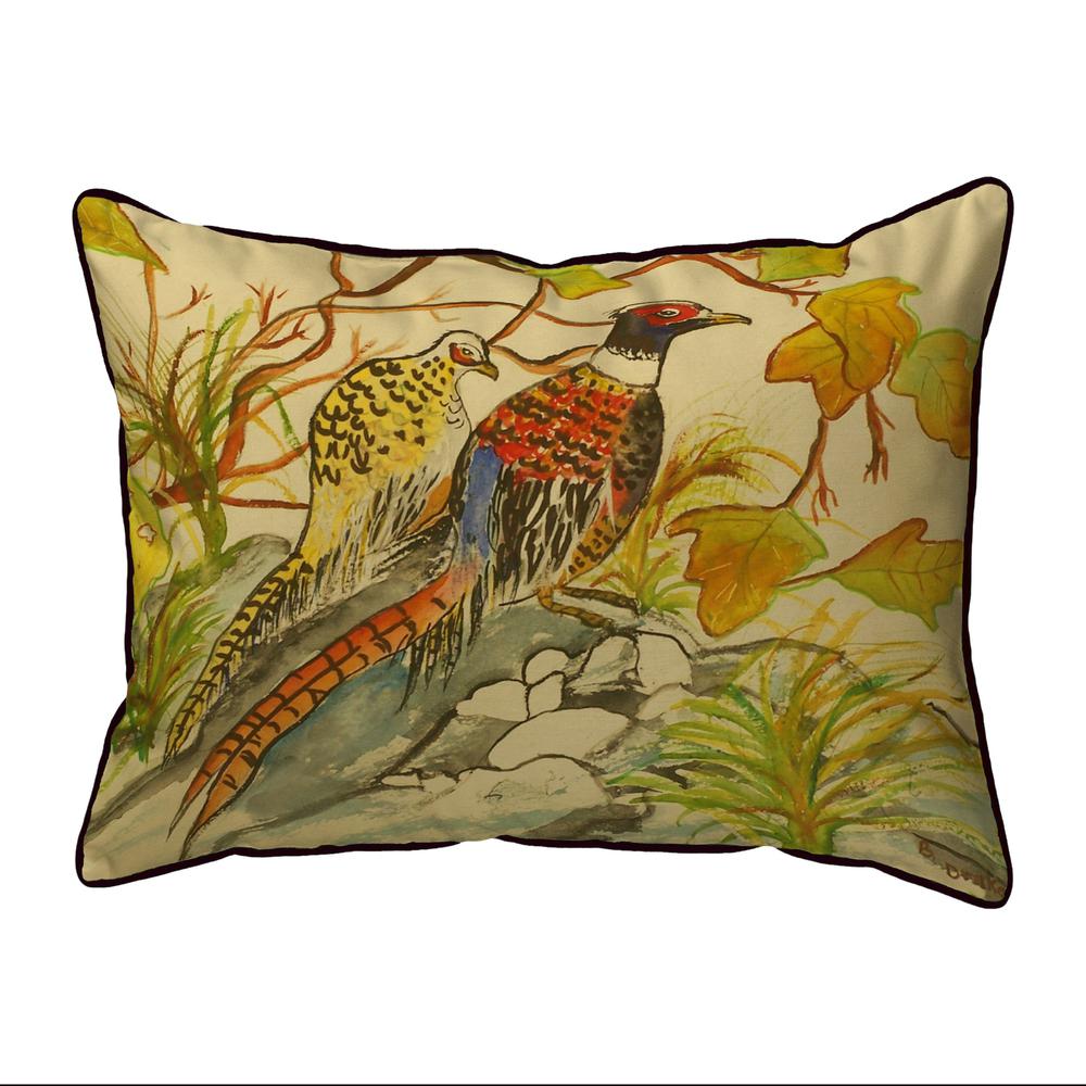 Pheasant Small Pillow 11x14. Picture 1