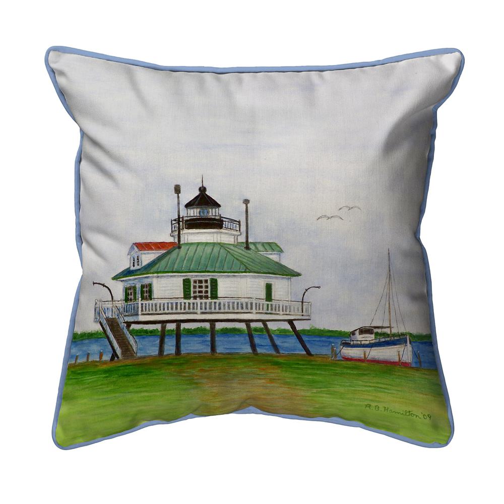 Hopper Strait Lighthouse Small Indoor/Outdoor Pillow 11x14. Picture 1