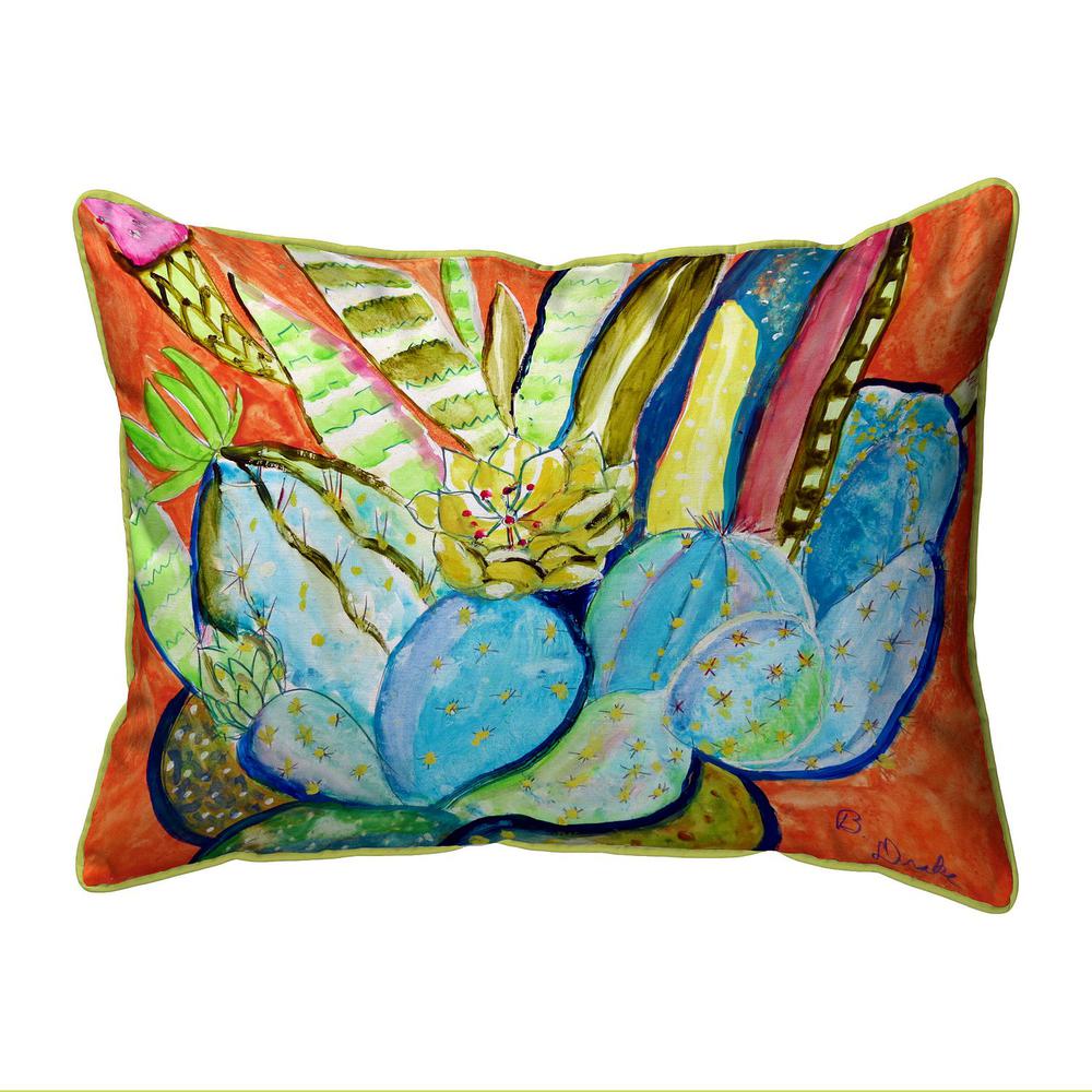 Cactus I Small Indoor/Outdoor Pillow 11x14. Picture 1