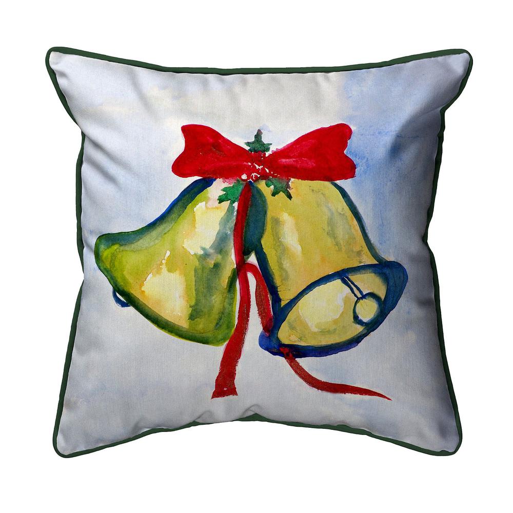 Christmas Bells Small Pillow 12x12. Picture 1