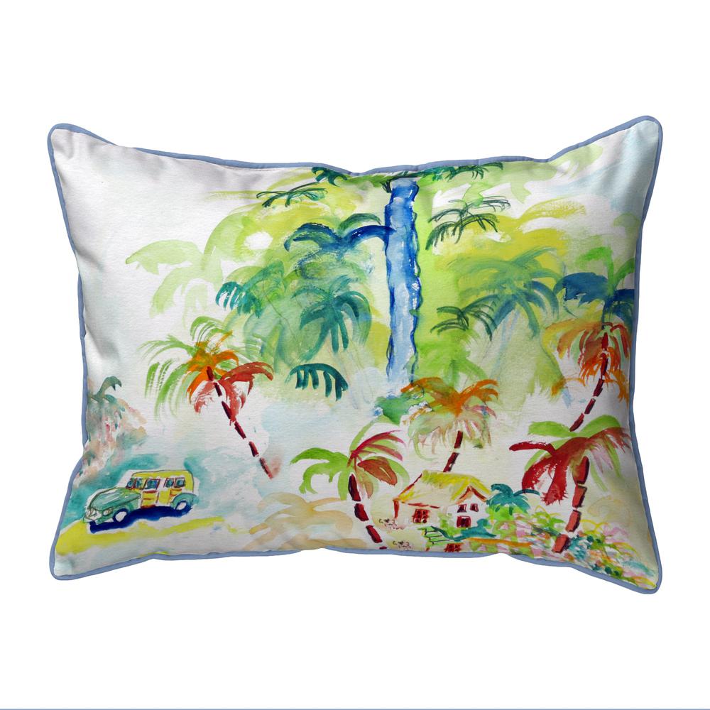 Colorful Palms Small Pillow 11x14. Picture 1