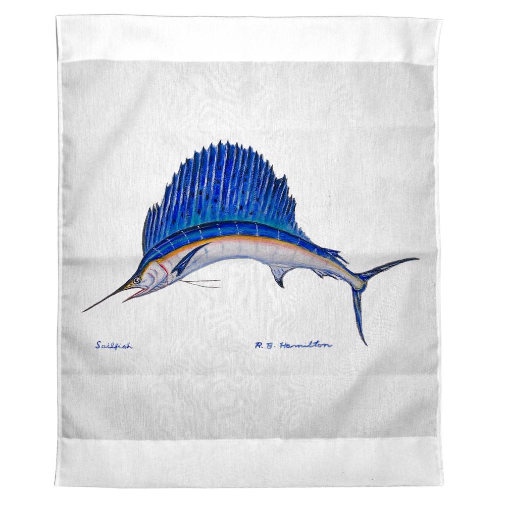 Sailfish Outdoor Wall Hanging 24x30. Picture 1