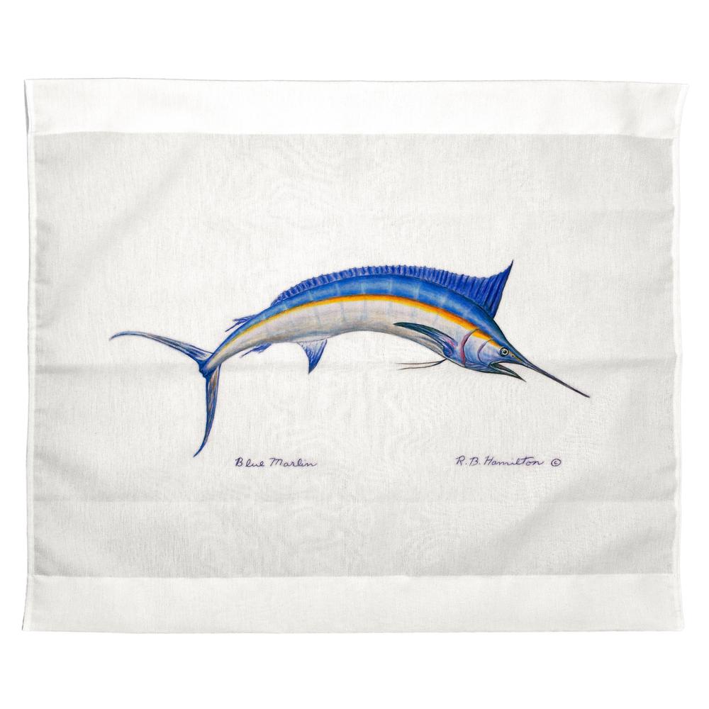 Blue Marlin Outdoor Wall Hanging, 24x30. Picture 1