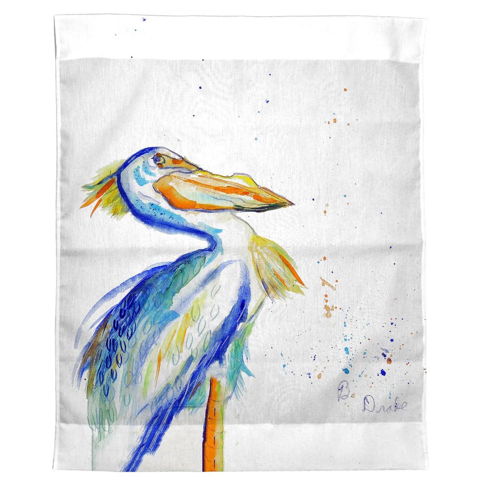 Watercolor Pelican Wall Hanging 24x30. Picture 1