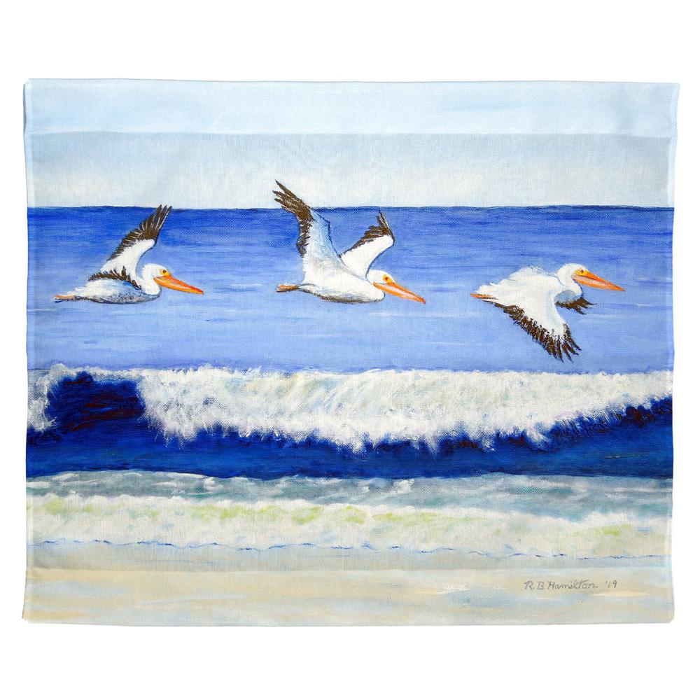 Skimming the Surf Outdoor Wall Hanging 24x30. Picture 1