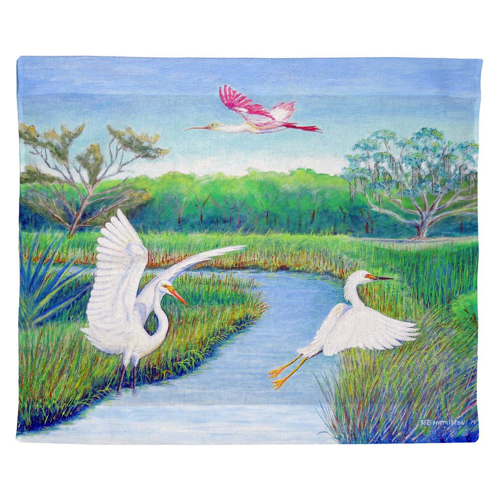 Marsh Wings Outdoor Wall Hanging 24x30. Picture 1