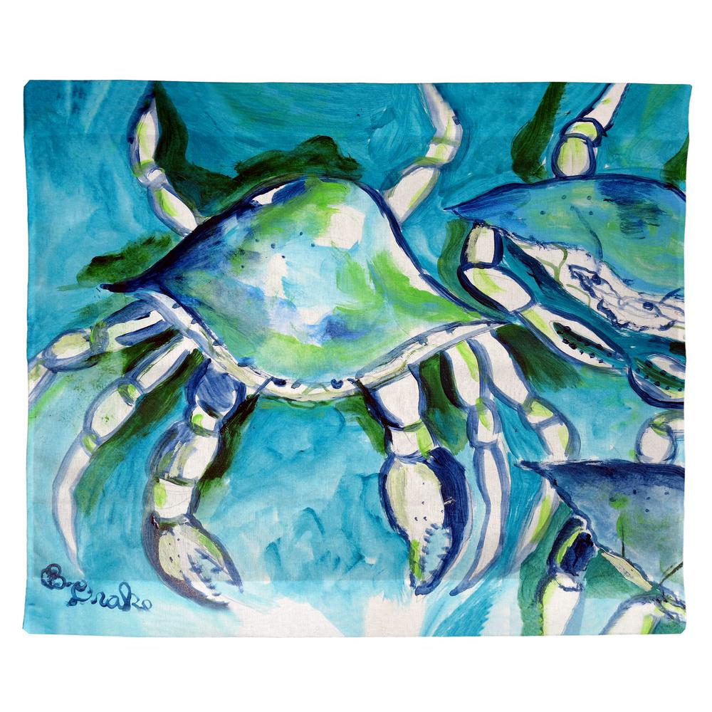 White Crabs Outdoor Wall Hanging 24x30. Picture 1