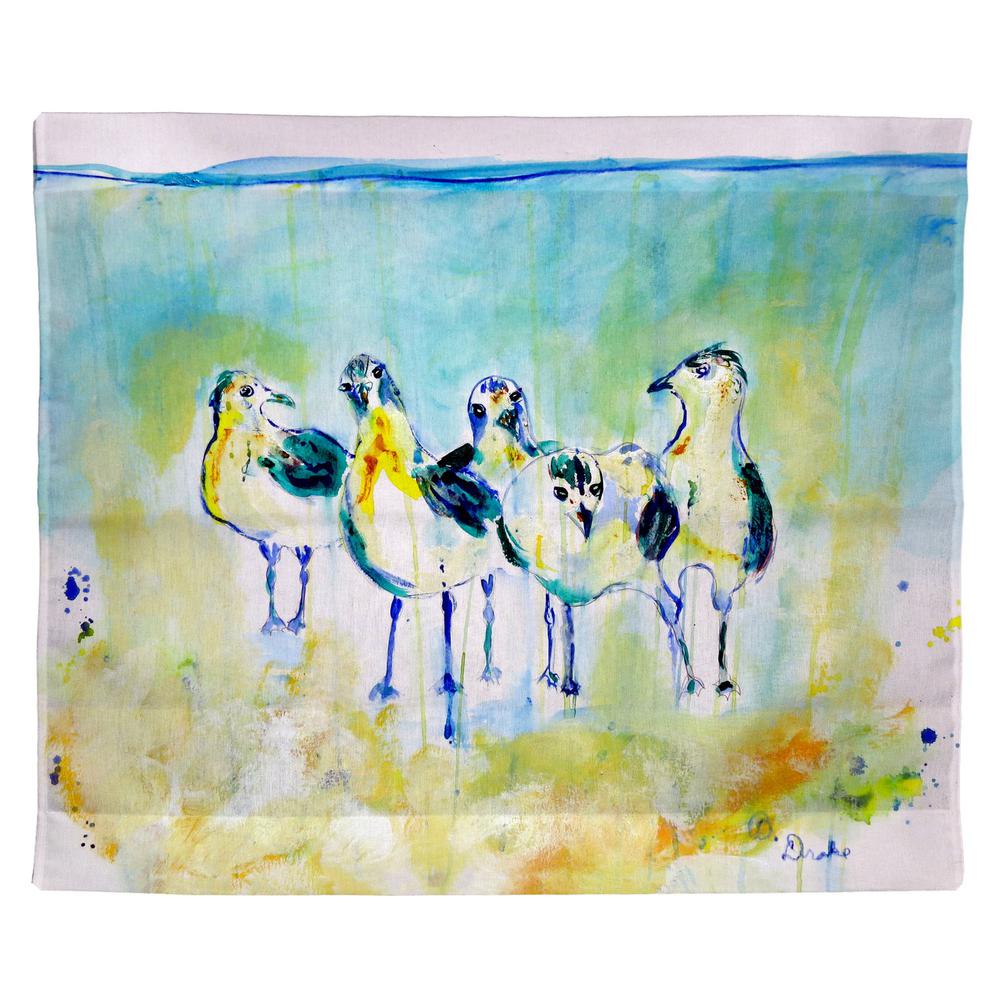 Abstract Gulls II Outdoor Wall Hanging 24x30. Picture 1