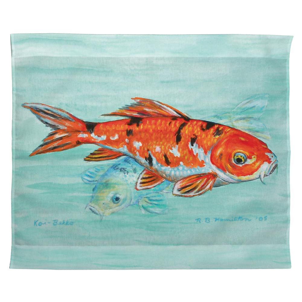 Koi Outdoor Wall Hanging 24x30. Picture 1