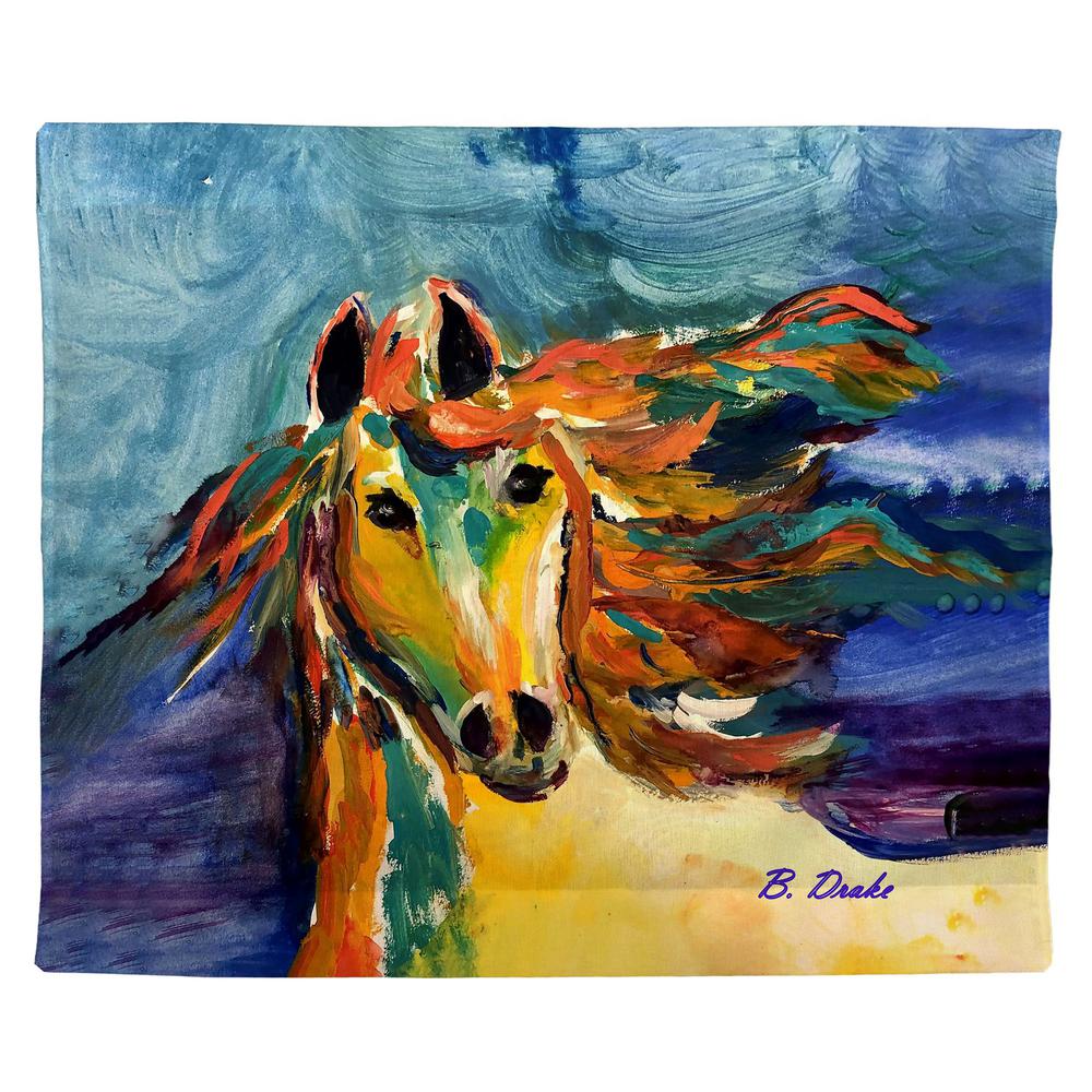 Colorful Horse Wall Hanging 24x30. Picture 1