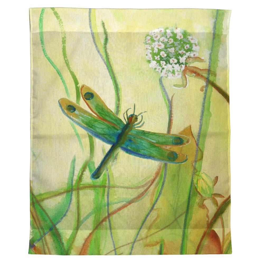Betsy's DragonFly Outdoor Wall Hanging 24x30. Picture 1