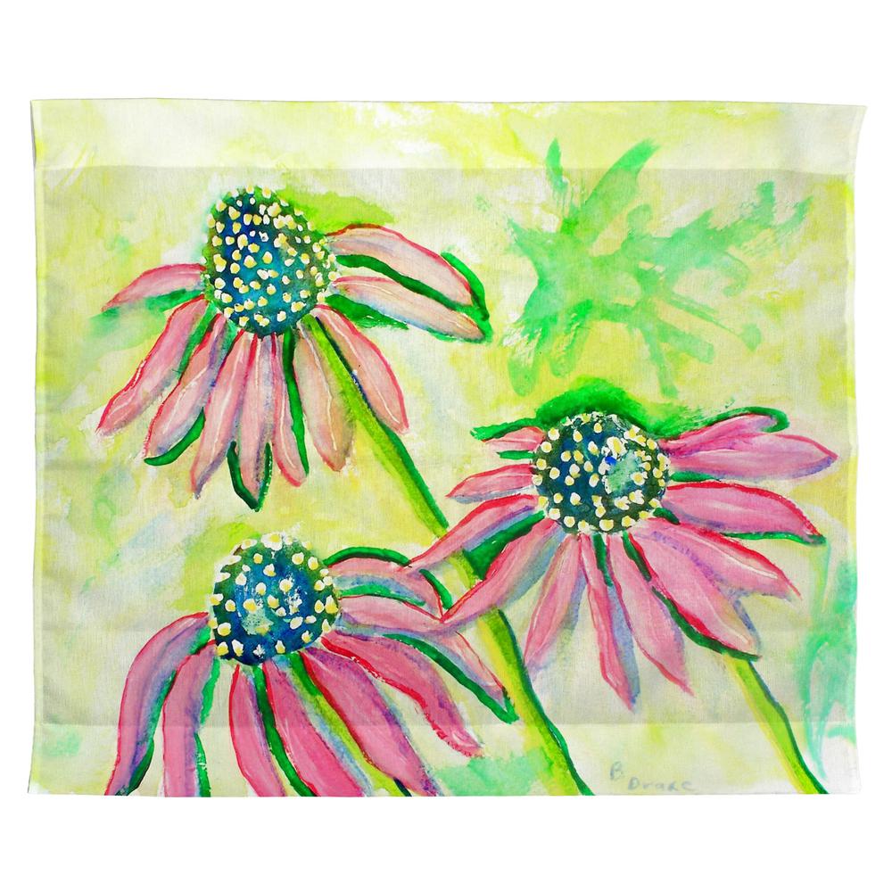 Cone Flowers Outdoor Wall Hanging 24x30. Picture 1