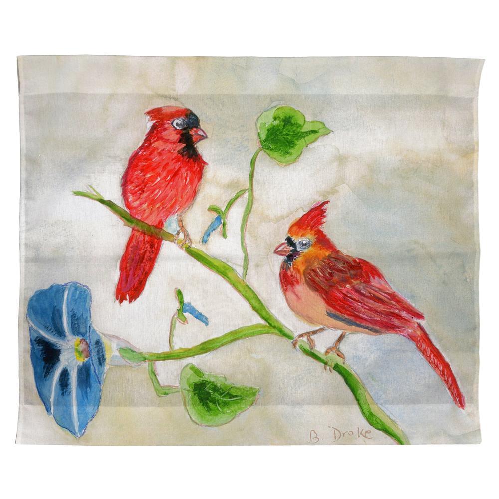 Betsy's Cardinals Outdoor Wall Hanging 24x30. Picture 1