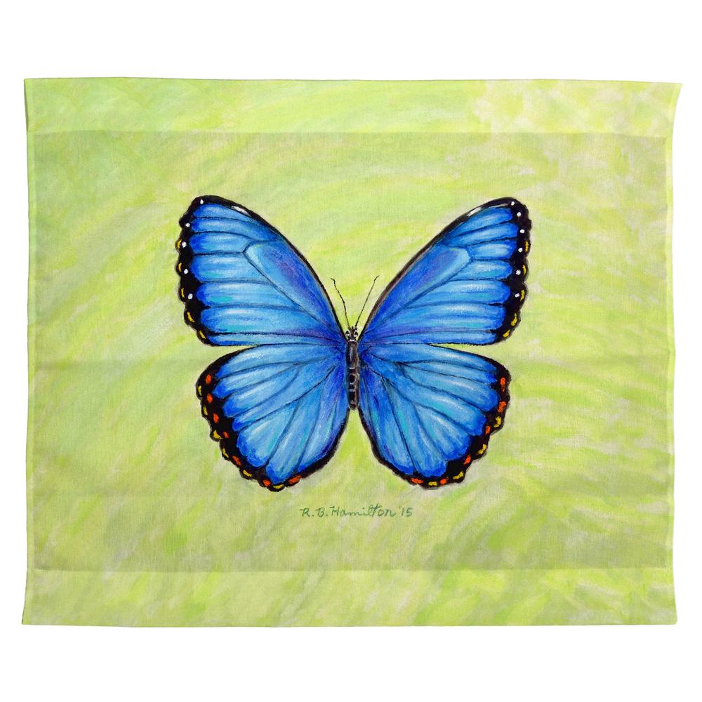 Dick's Blue Morpho Outdoor Wall Hanging 24x30. The main picture.
