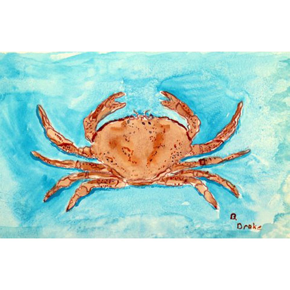 Red Crab Outdoor Wall Hanging 24x30. Picture 1