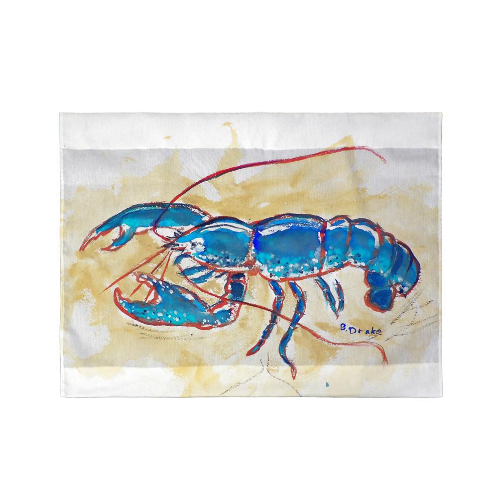 Blue Lobster Outdoor Wall Hanging 24x30. Picture 1