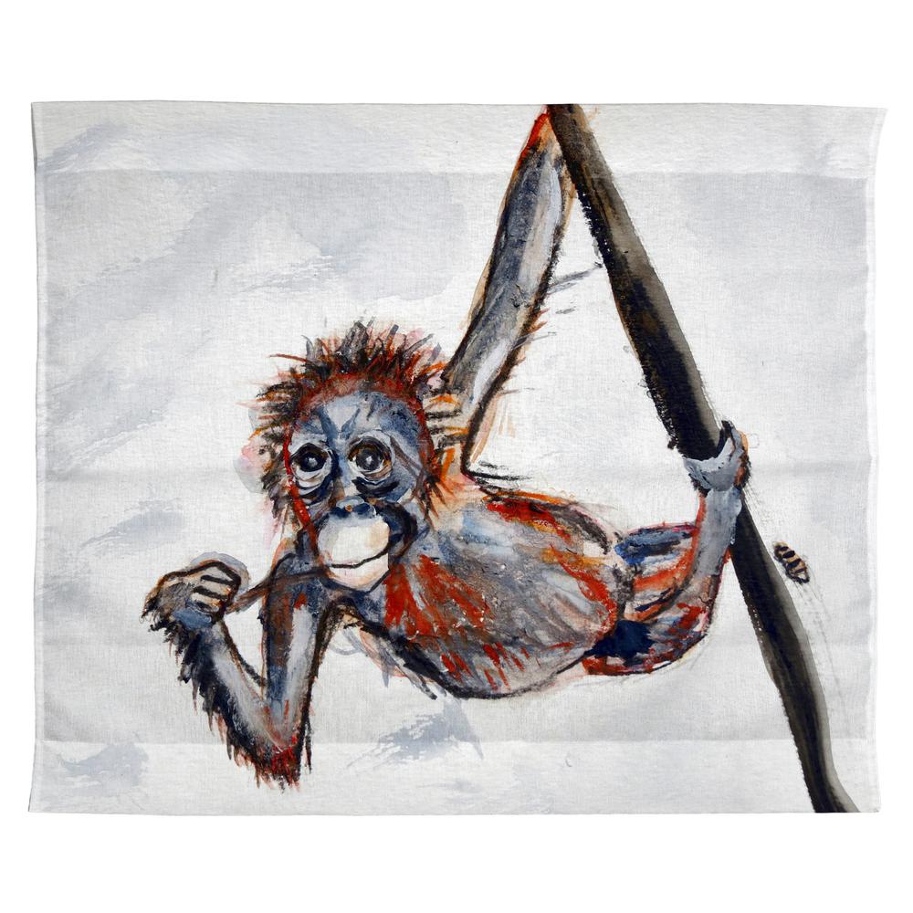 Betsy's Monkey Outdoor Wall Hanging 24x30. Picture 1