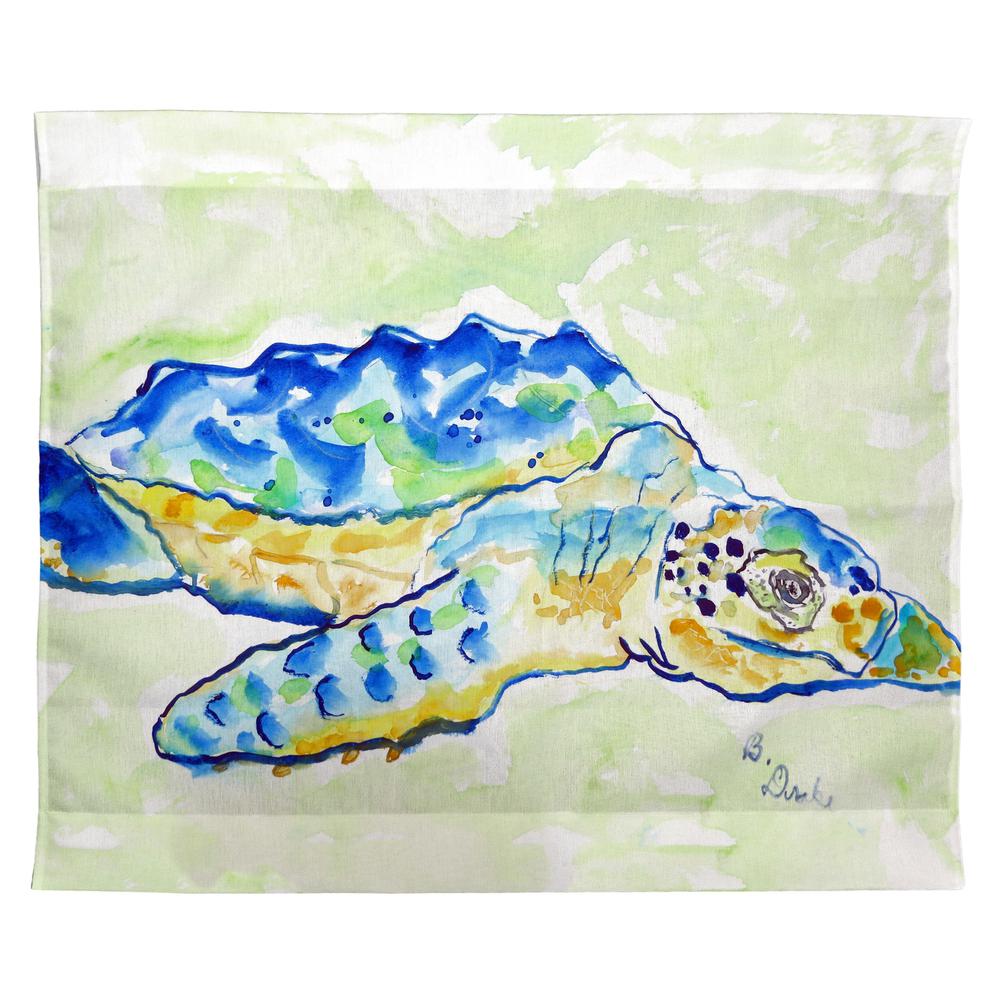 Loggerhead Turtle Outdoor Wall Hanging 24x30. Picture 1