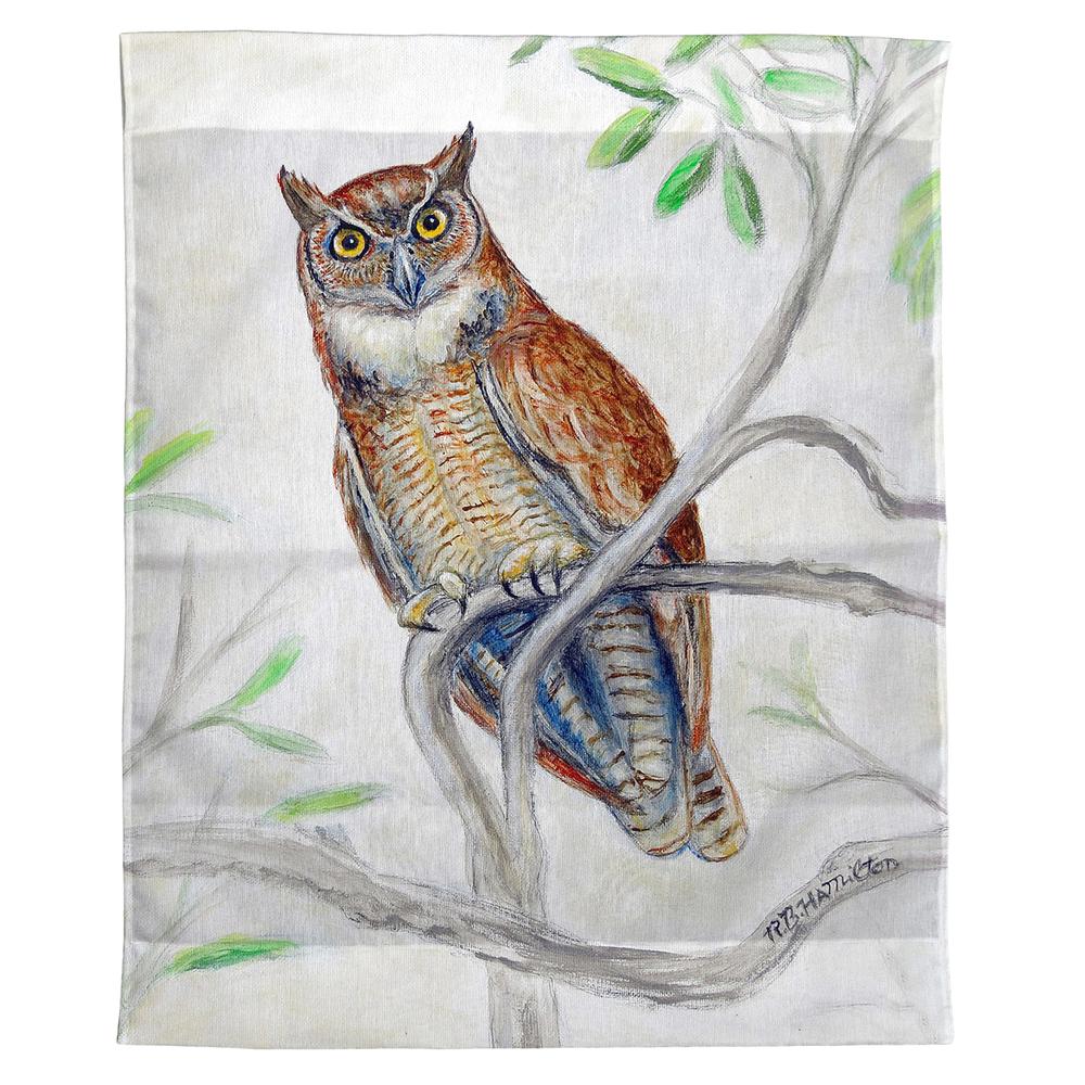 Great Horned Owl Wall Hanging 24x30. Picture 1