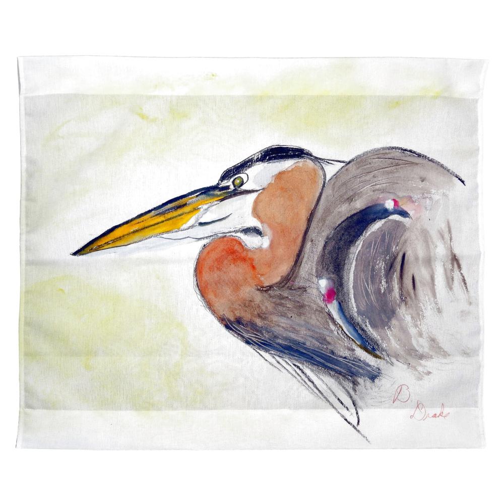 Heron Portrait Wall Hanging 24x30. Picture 1