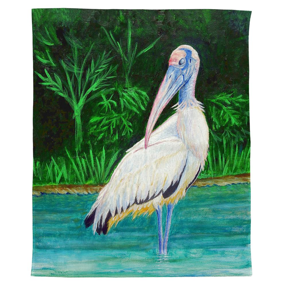Dick's Wood Stork Wall Hanging 24x30. Picture 1