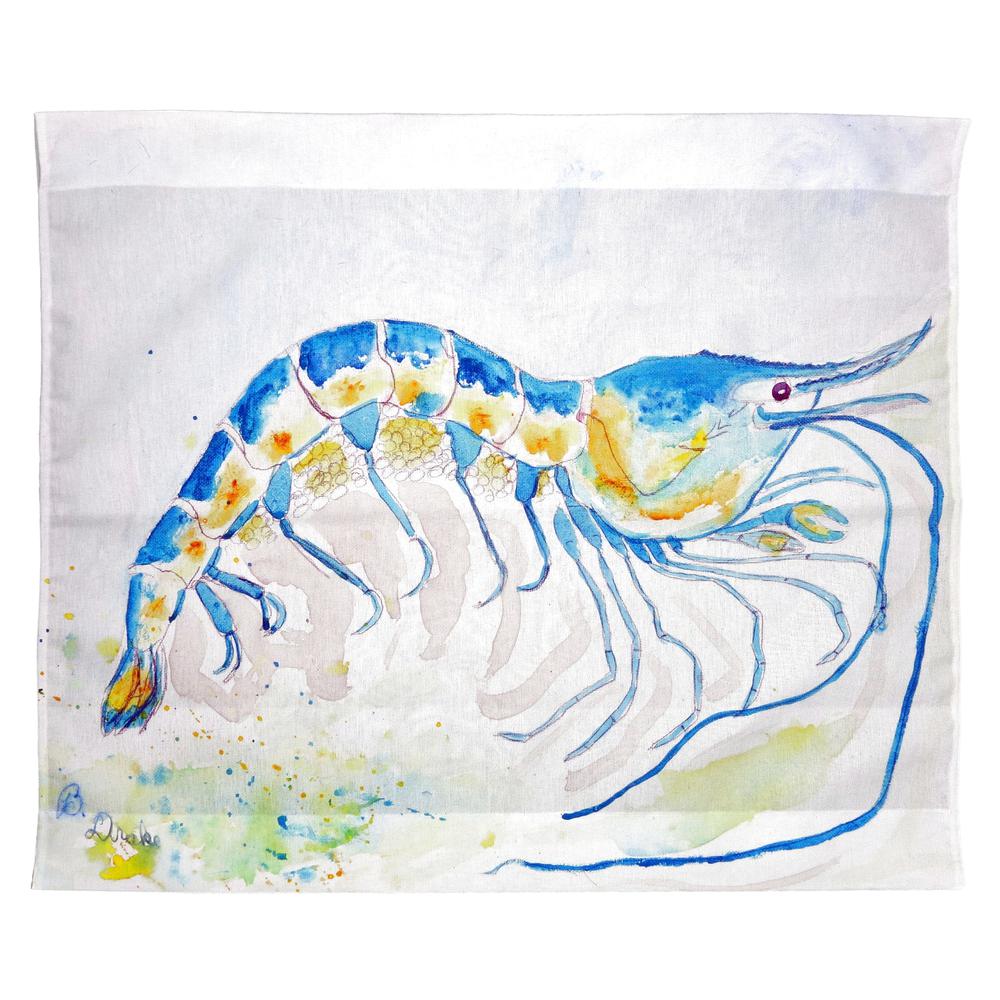 Blue Shrimp Wall Hanging 24x30. Picture 1