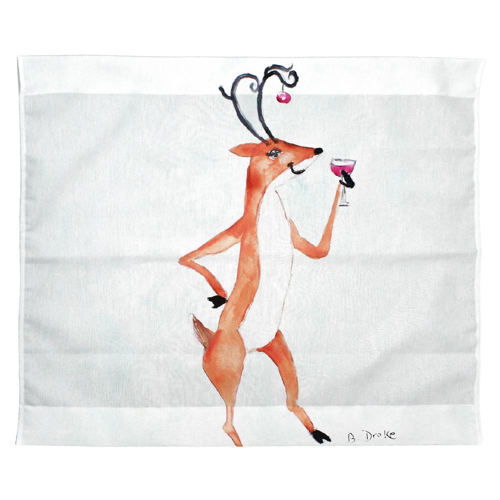 Deer Party Outdoor Wall Hanging 24x30. Picture 1