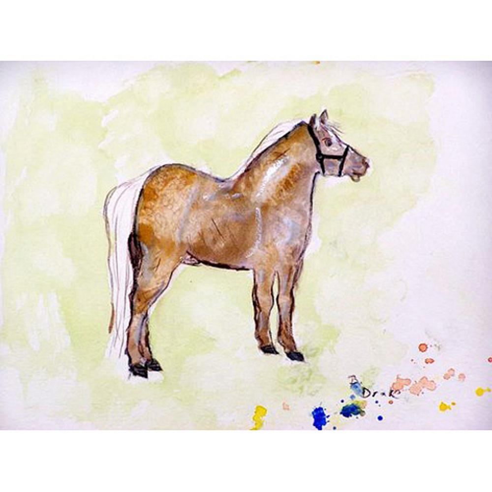 Shetland Pony Outdoor Wall Hanging 24x30. Picture 1