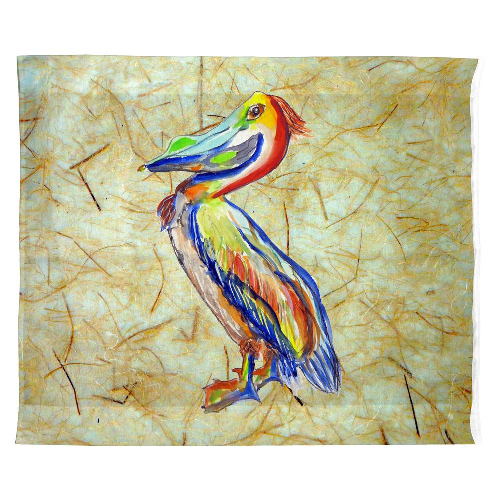 Sylvester Pelican Outdoor Wall Hanging 24x30. Picture 1