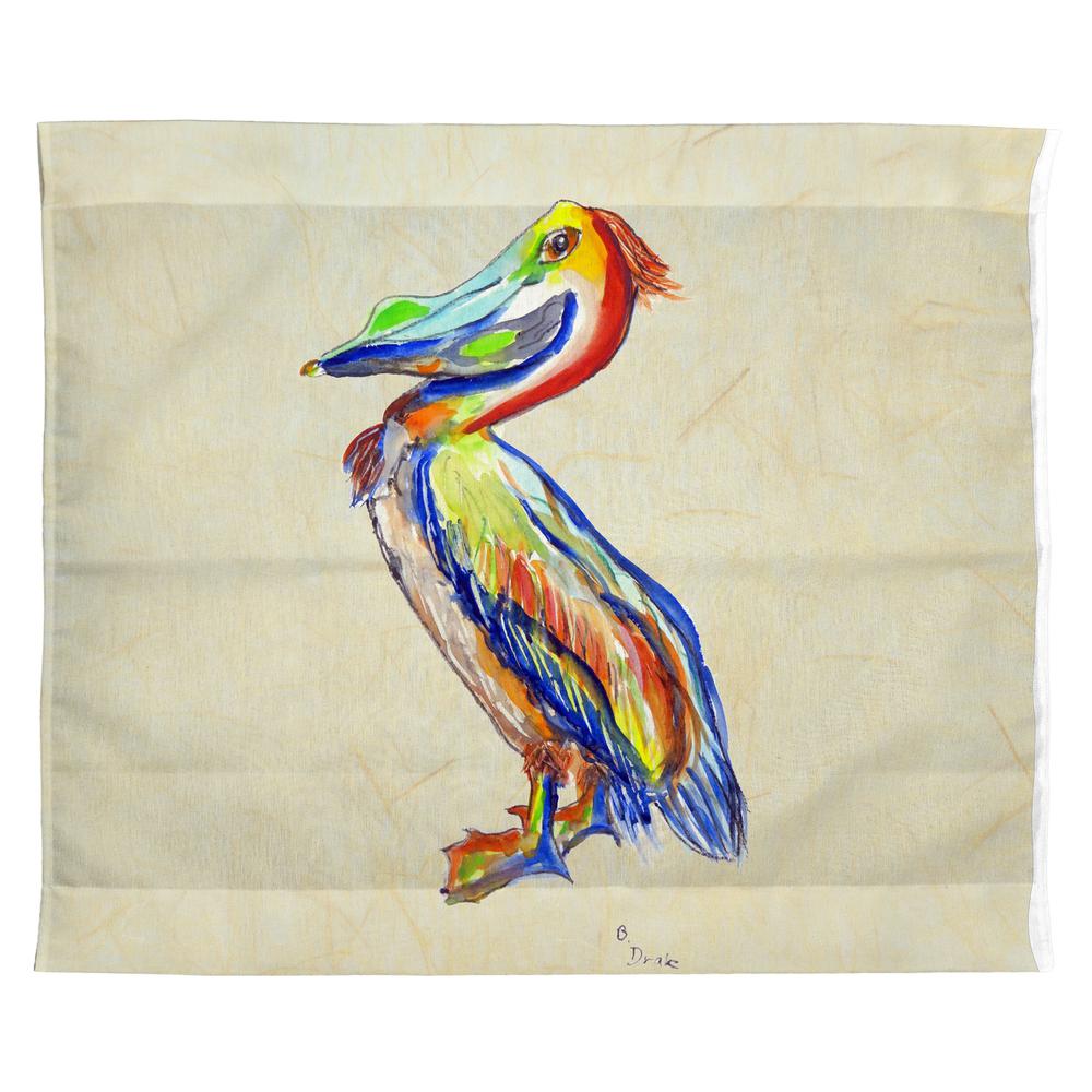 Sylvester Pelican B Outdoor Wall Hanging 24x30. Picture 1