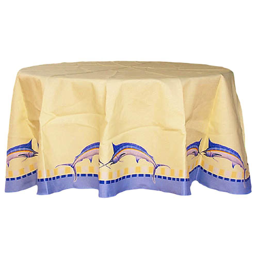 Blue Marlin Tablecloth 68. Picture 2