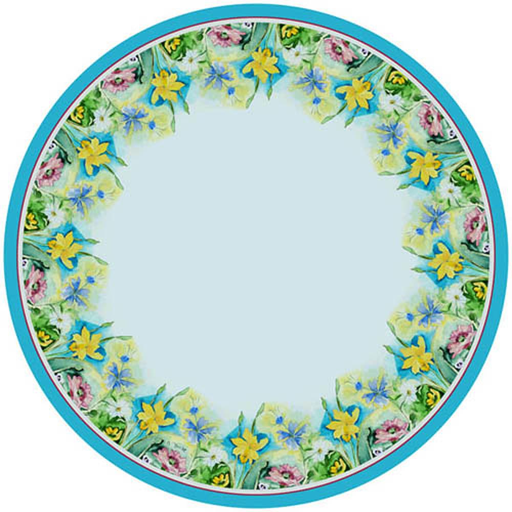 Florals Round Table Cloth 58. Picture 1