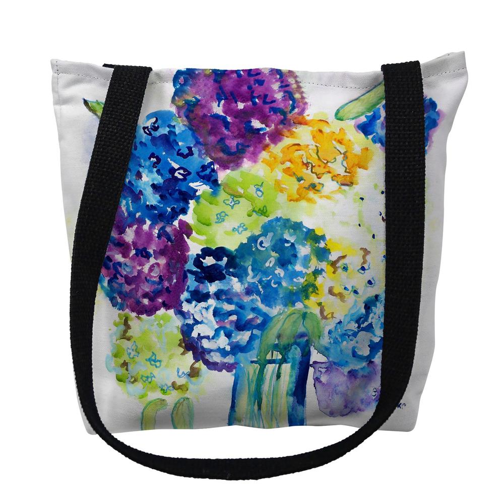 Betsy's Hydrangea Large Tote Bag 18x18. Picture 1