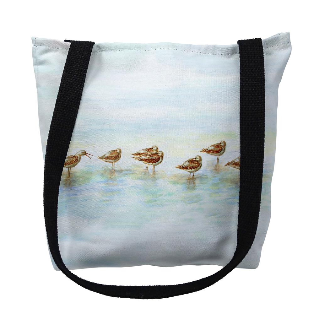 Avocets Large Tote Bag 18x18. Picture 1