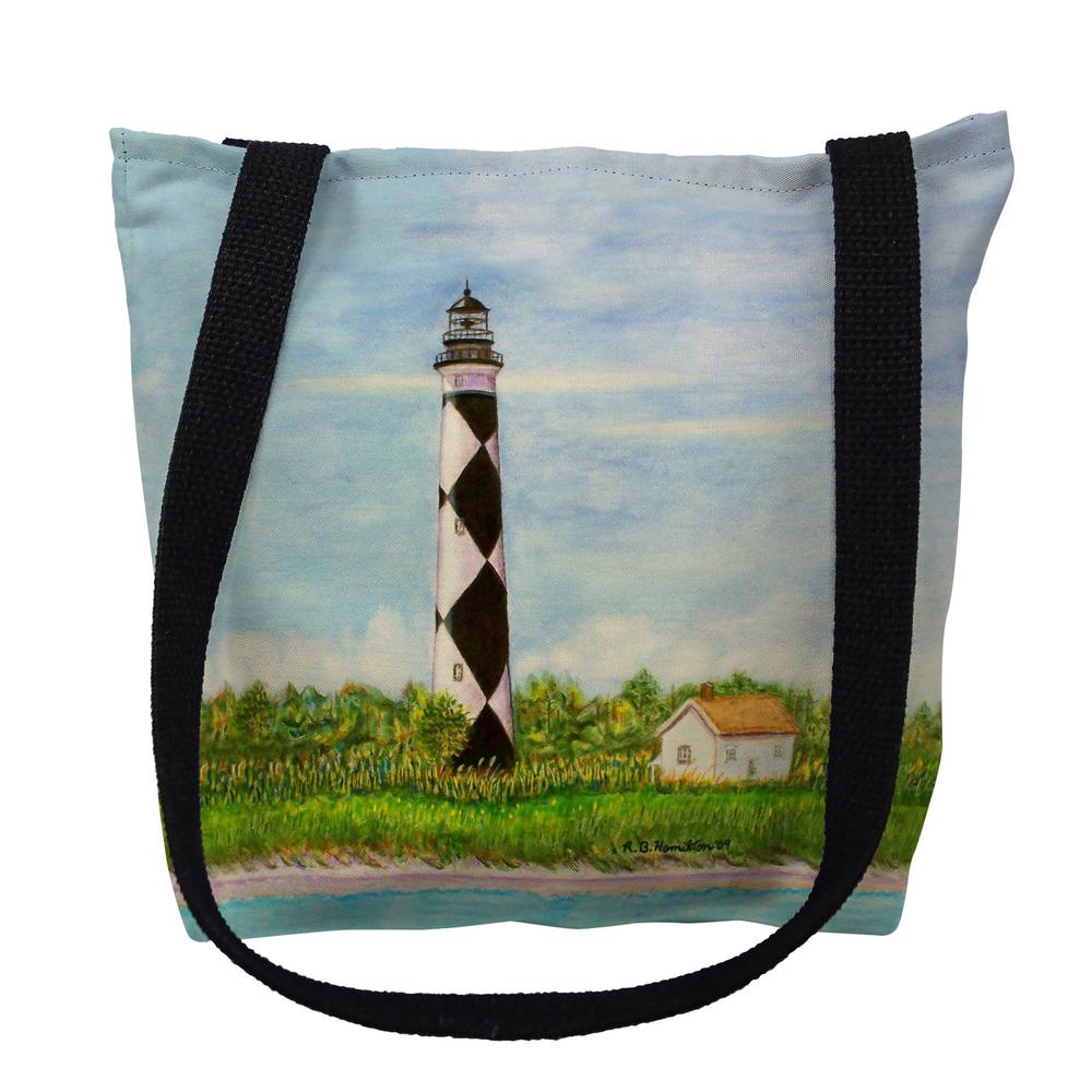 Cape Lookout, NC Large Tote Bag 18x18. Picture 1