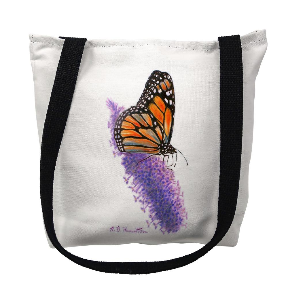 Monarch Butterfly Large Tote Bag 18x18. Picture 1