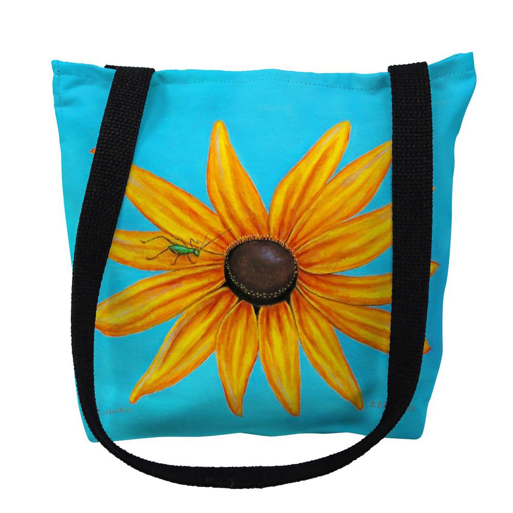 Black Eyed Susan Small Tote Bag 13x13. Picture 1