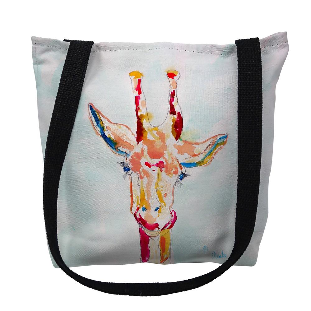 Giraffe Large Tote Bag 18x18. The main picture.