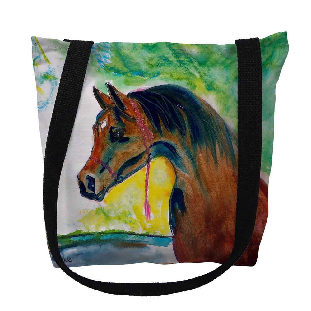 Prize Horse Large Tote Bag 18x18. Picture 1