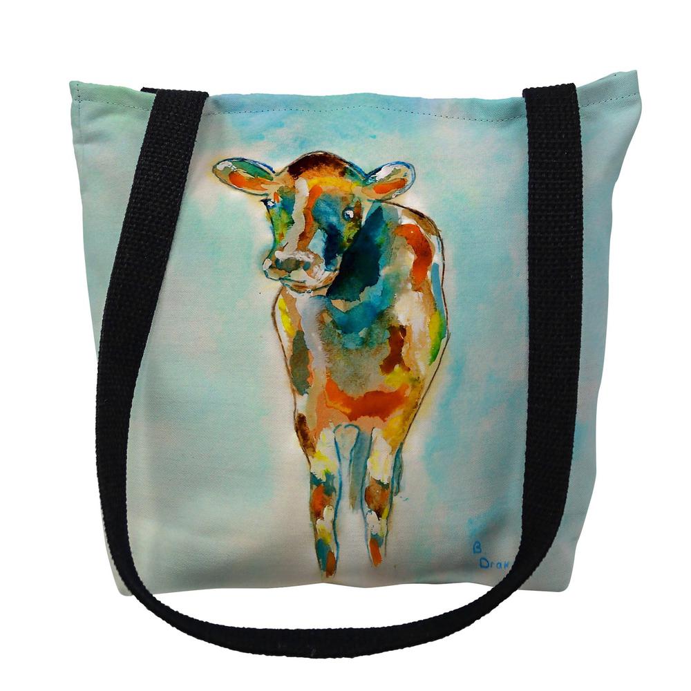 Betsy's Cow Large Tote Bag 18x18. Picture 1